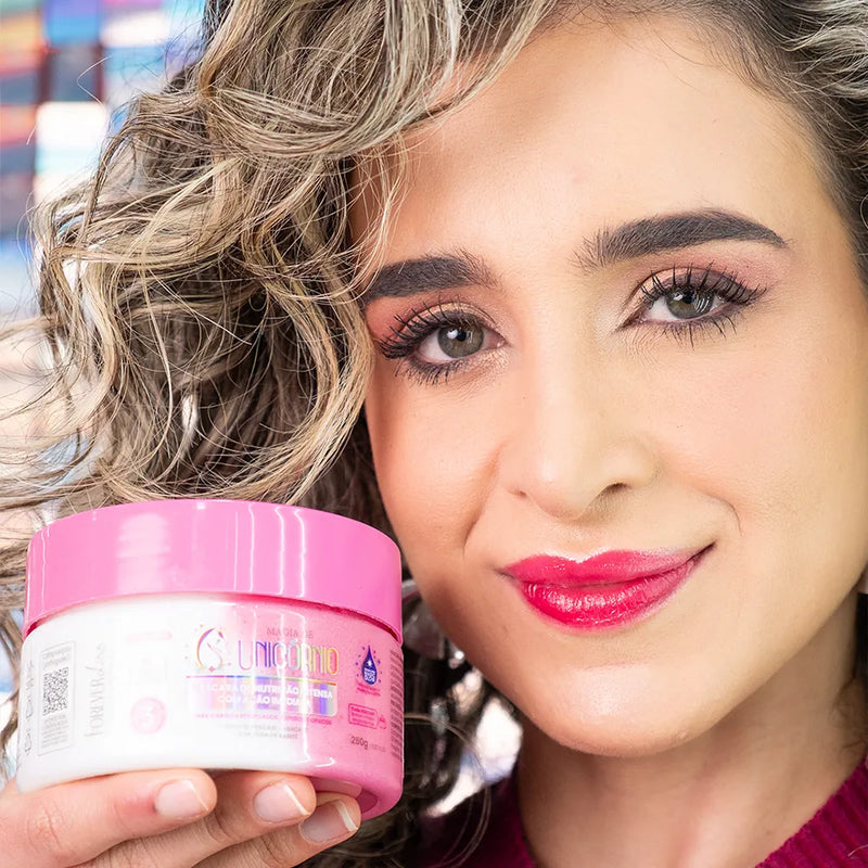 Forever Liss – Máscara Magia de Unicórnio – Nutrição Intensa e Brilho Magic Glow