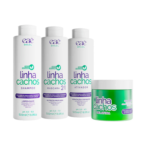 Eaê! Kit Cachos – Definição, Hidratação e Controle do Frizz