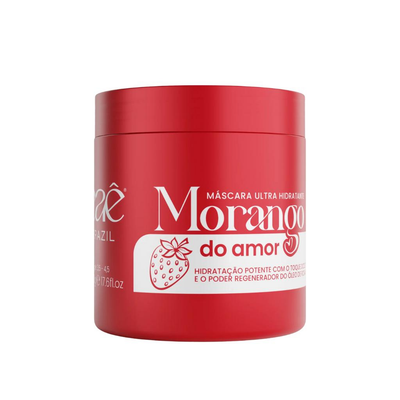 Eaê! Máscara Morango do Amor – Hidratação Intensa, Brilho e Maciez
