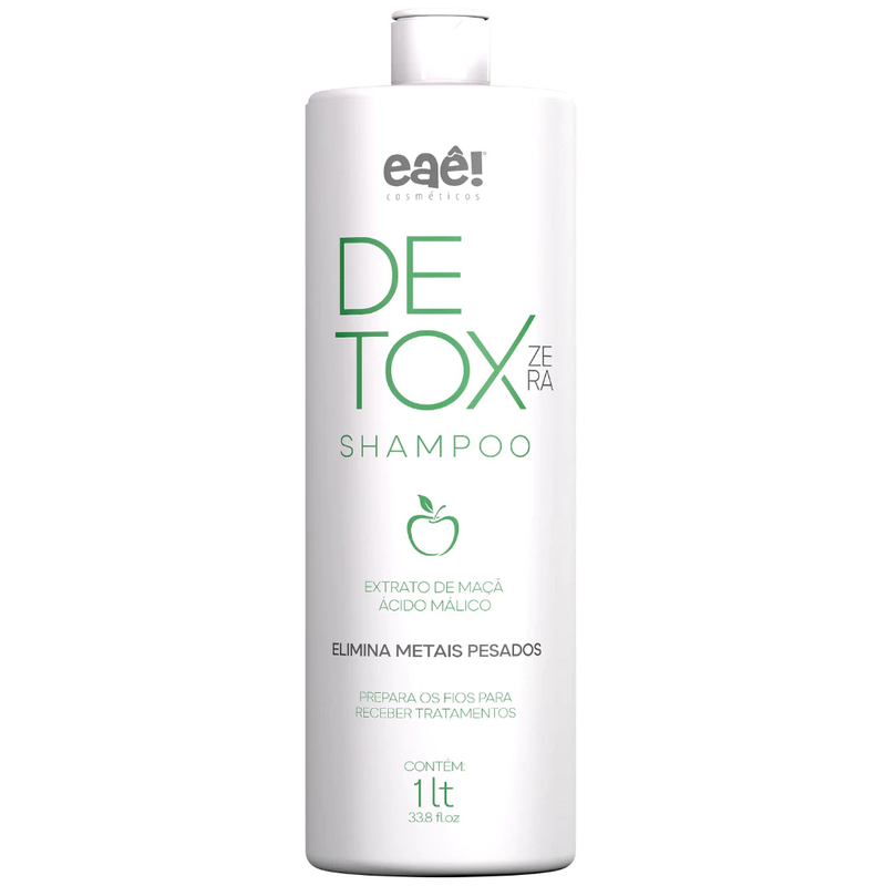 Eaê! – Shampoo Detox Maçã – Limpeza Profunda, Leveza e Revitalização dos Fios