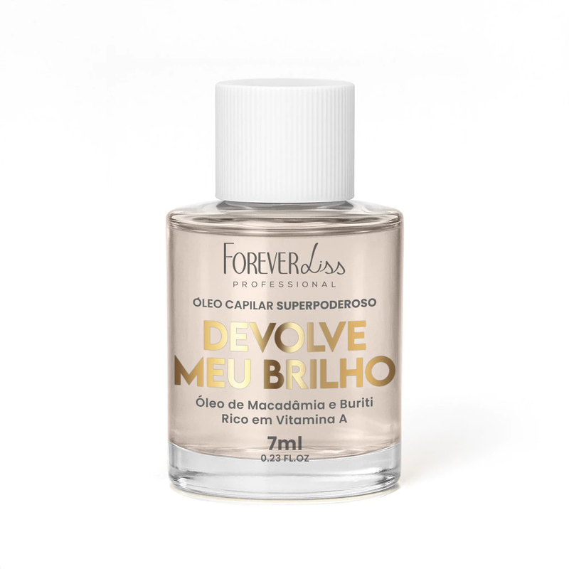 Forever Liss - Óleo Capilar Superpoderoso Devolve Meu Brilho Finalização e Proteção Térmica (7ml)