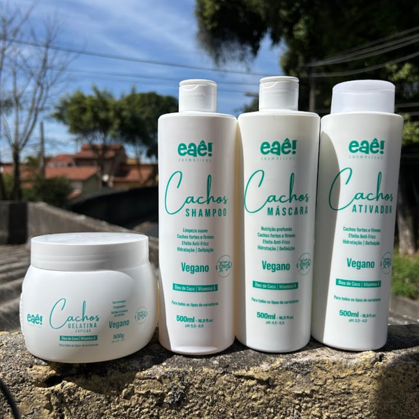 Eaê! Kit Cachos – Definição, Hidratação e Controle do Frizz