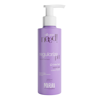 Mirai Cosméticos – Regularize pH Máscara Tratamento Pré e Pós Química (200ml)