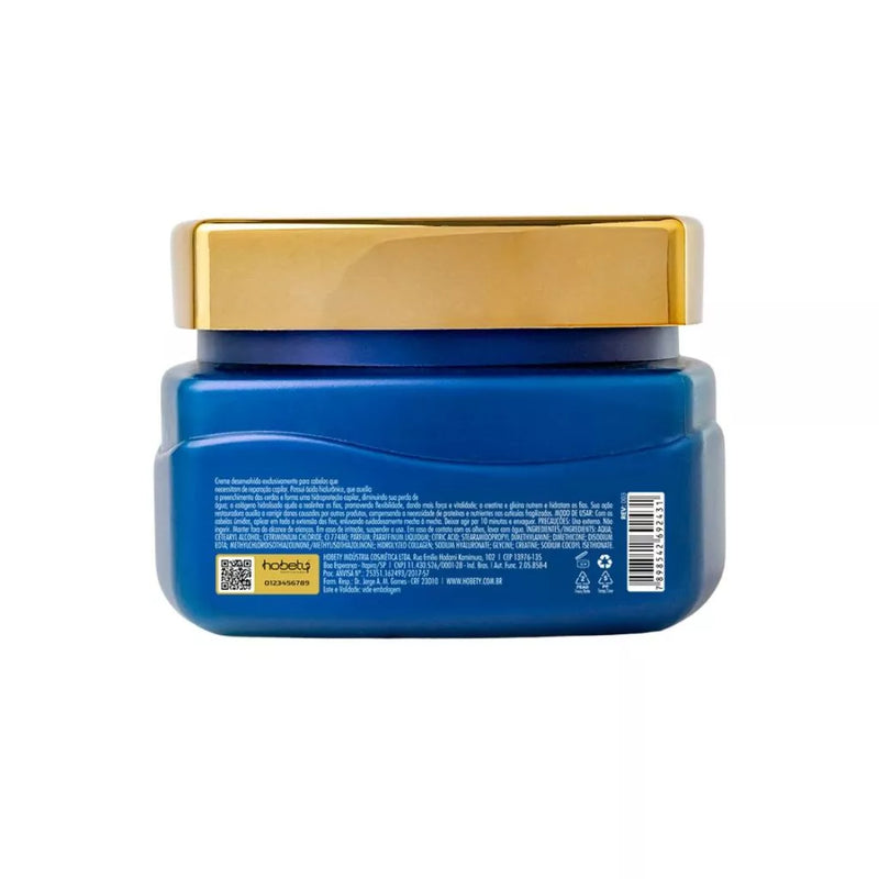 Hobety – Máscara Banho de Ouro – Hidratação Intensa, Brilho Luminoso e Maciez
