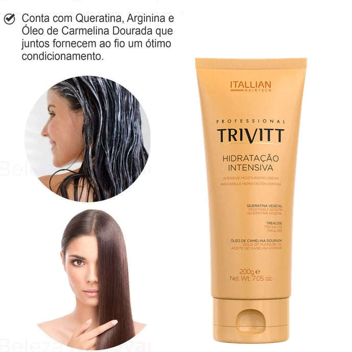 Trivitt – Máscara Hidratação Intensiva – Hidratação Profunda, Maciez e Brilho