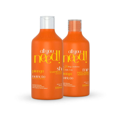 Kit Pitanga Mirai Cosméticos – Nutrição Intensa e Brilho Natural dos Fios (2 Passos)