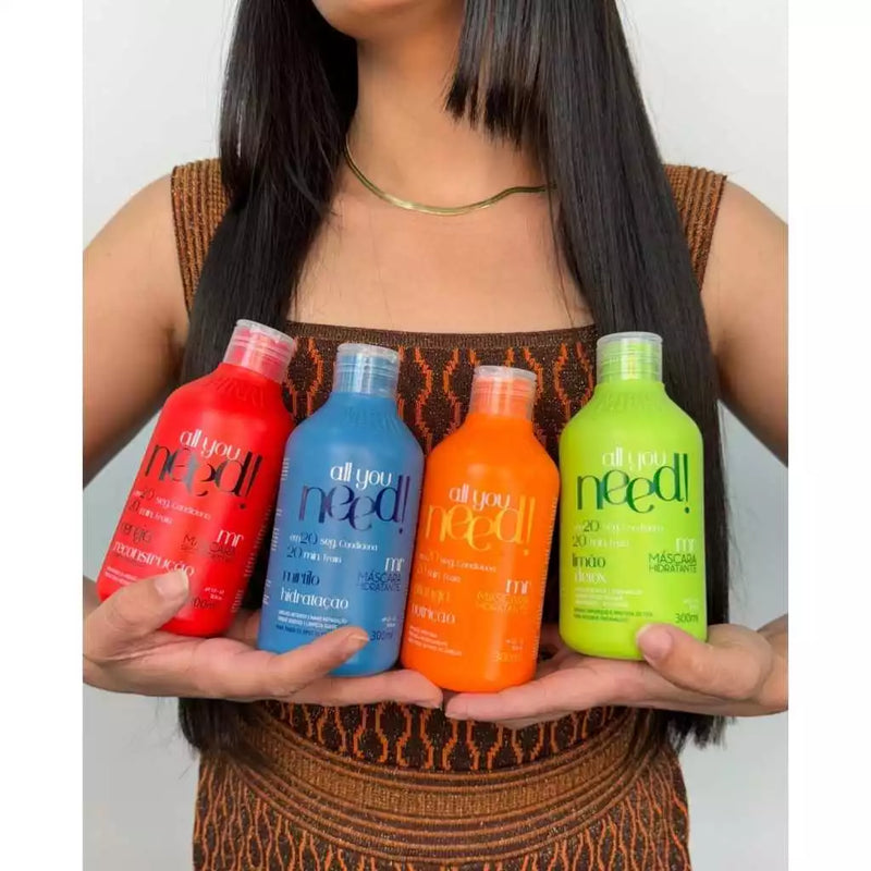 Mirai Cosméticos - Kit Pitanga Nutrição Intensa e Brilho Natural dos Fios (2 Passos)