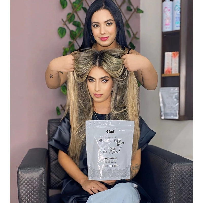 Eaê! Pó Descolorante Branco – Clareamento Profissional e Proteção da Fibra Capilar