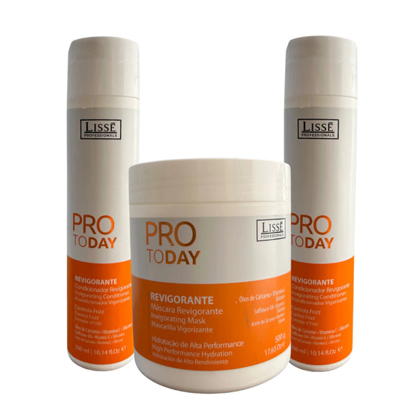 Lissé - Kit Revigorante Pro Today Completo Hidratação, Força e Brilho Profissional