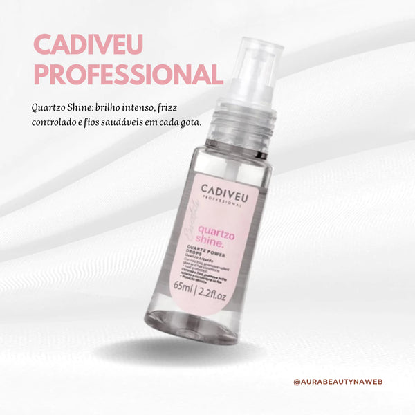 Quartzo Shine Cadiveu 65ml – Quartzo Líquido Anti-Frizz & Brilho Intenso