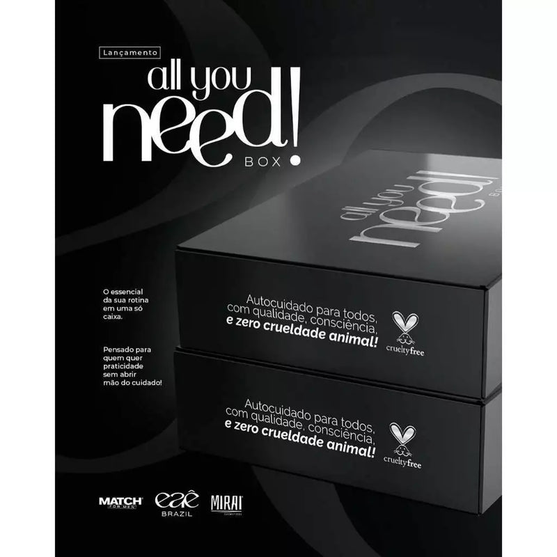 Mirai Cosméticos – Caixa All You Need! – Tratamento Completo de Hidratação, Nutrição e Reconstrução