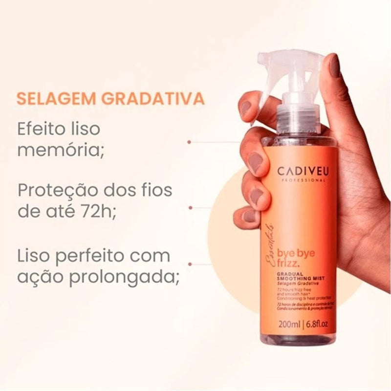 Cadiveu - Bye Bye Frizz Selagem Gradativa & Proteção Térmica (200ml)