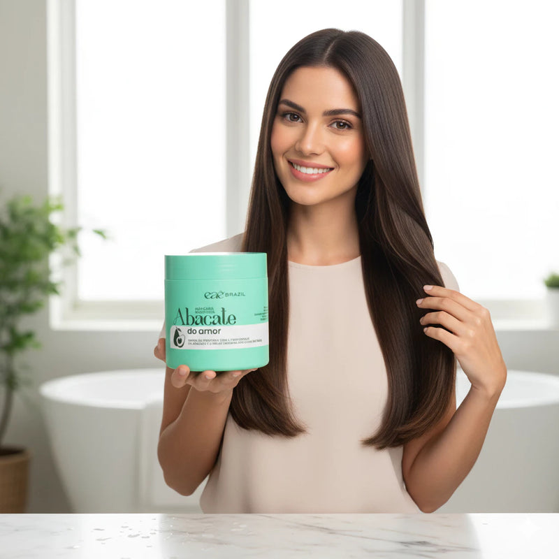 Eaê! Máscara Abacate do Amor – Nutrição Profunda, Brilho e Controle do Frizz