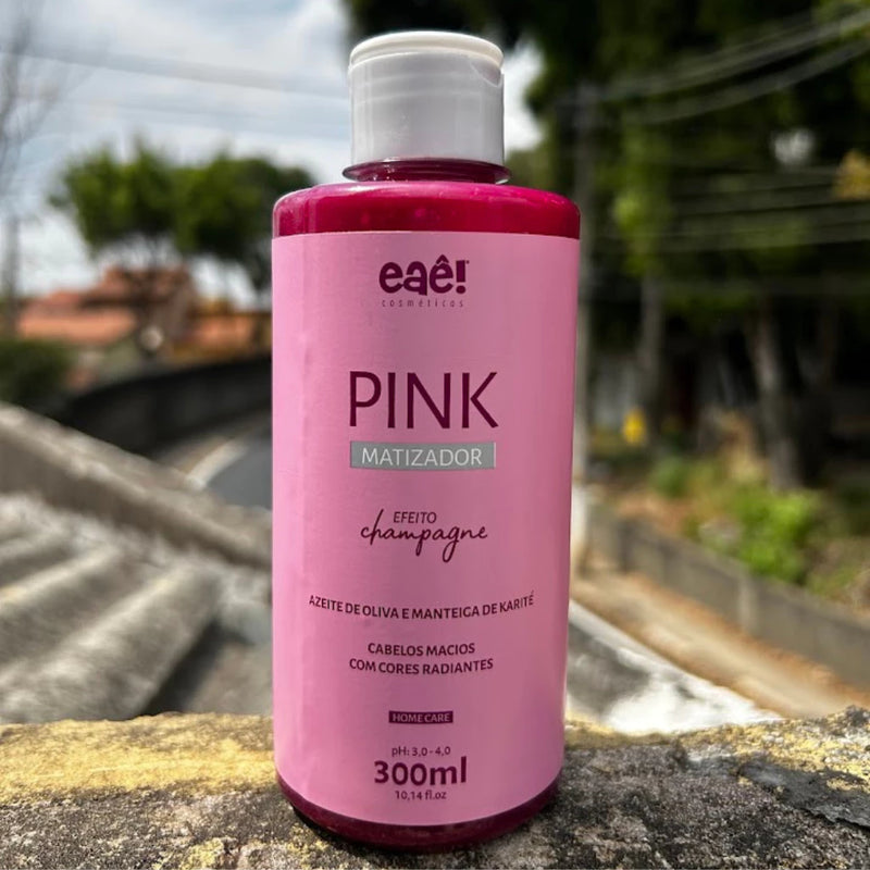 Eaê! Pink Matizador – Neutralização Suave e Brilho Champagne
