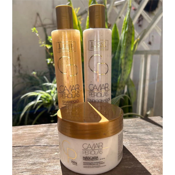 Lissé - Kit Caviar e Pérolas Hidratação Profunda Nutrição e Brilho Intenso