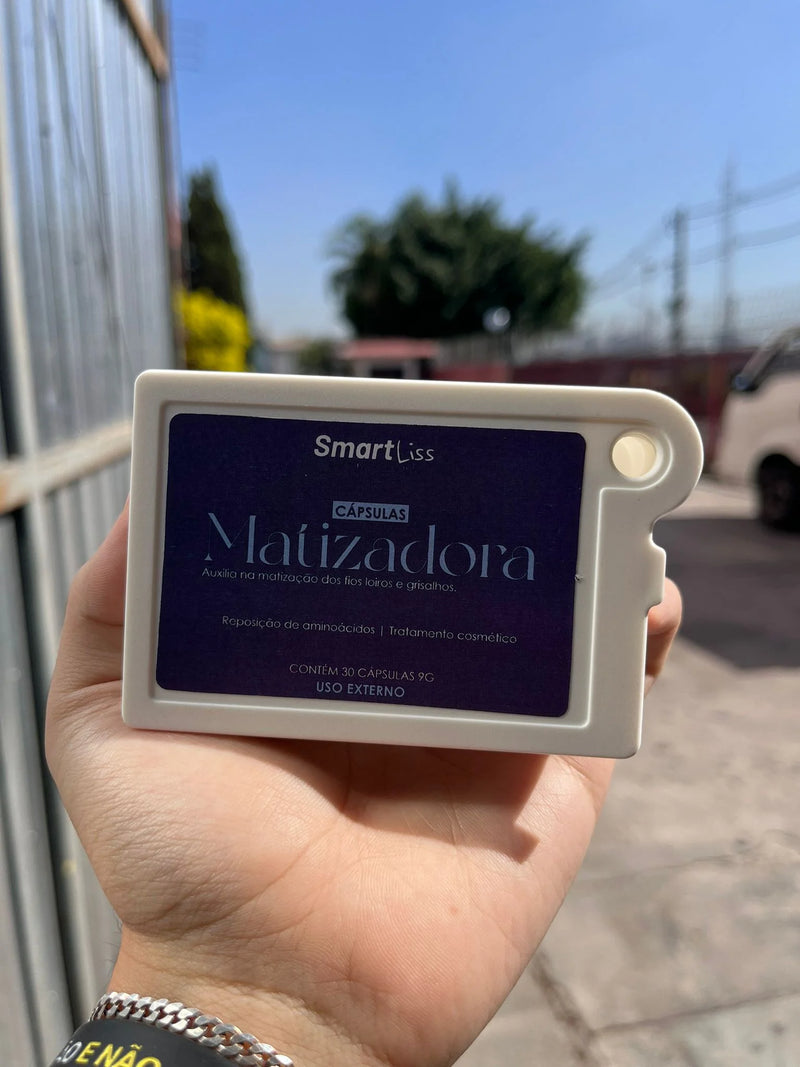 Smartliss Cosméticos – Cápsula Matizadora – Neutralização de Amarelo e Reconstrução Imediata